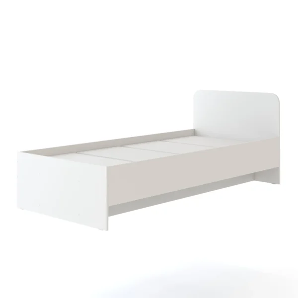 Кровать ЛДСП односпальная 900х2000 цвет белый Арвис