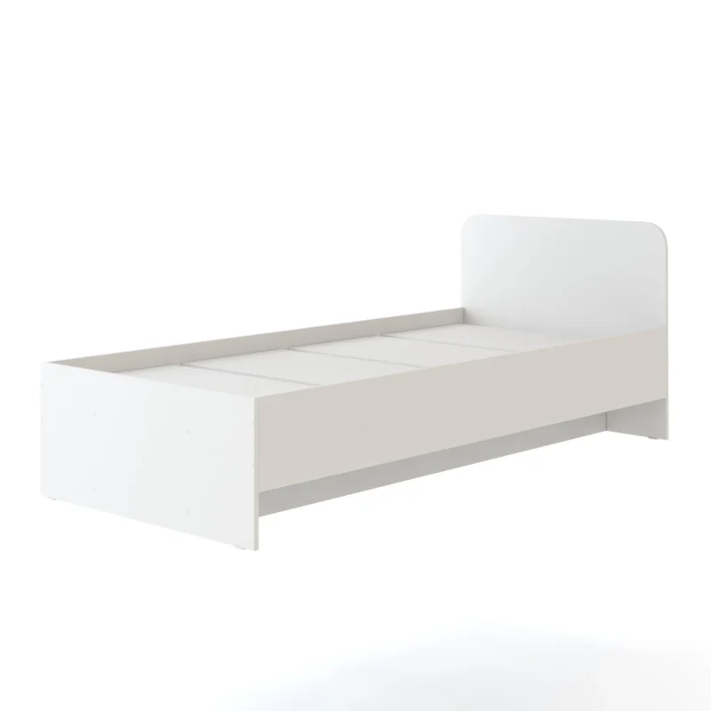 Кровать ЛДСП односпальная 900х2000 цвет белый Арвис