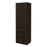 Комбинированный мини шкаф без ручек цвет венге