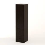 Одностворчатый шкаф с ящиками высота 1600 цвет венге