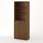 Большой стеллаж для хранения документов СБ-01 цвет орех темный