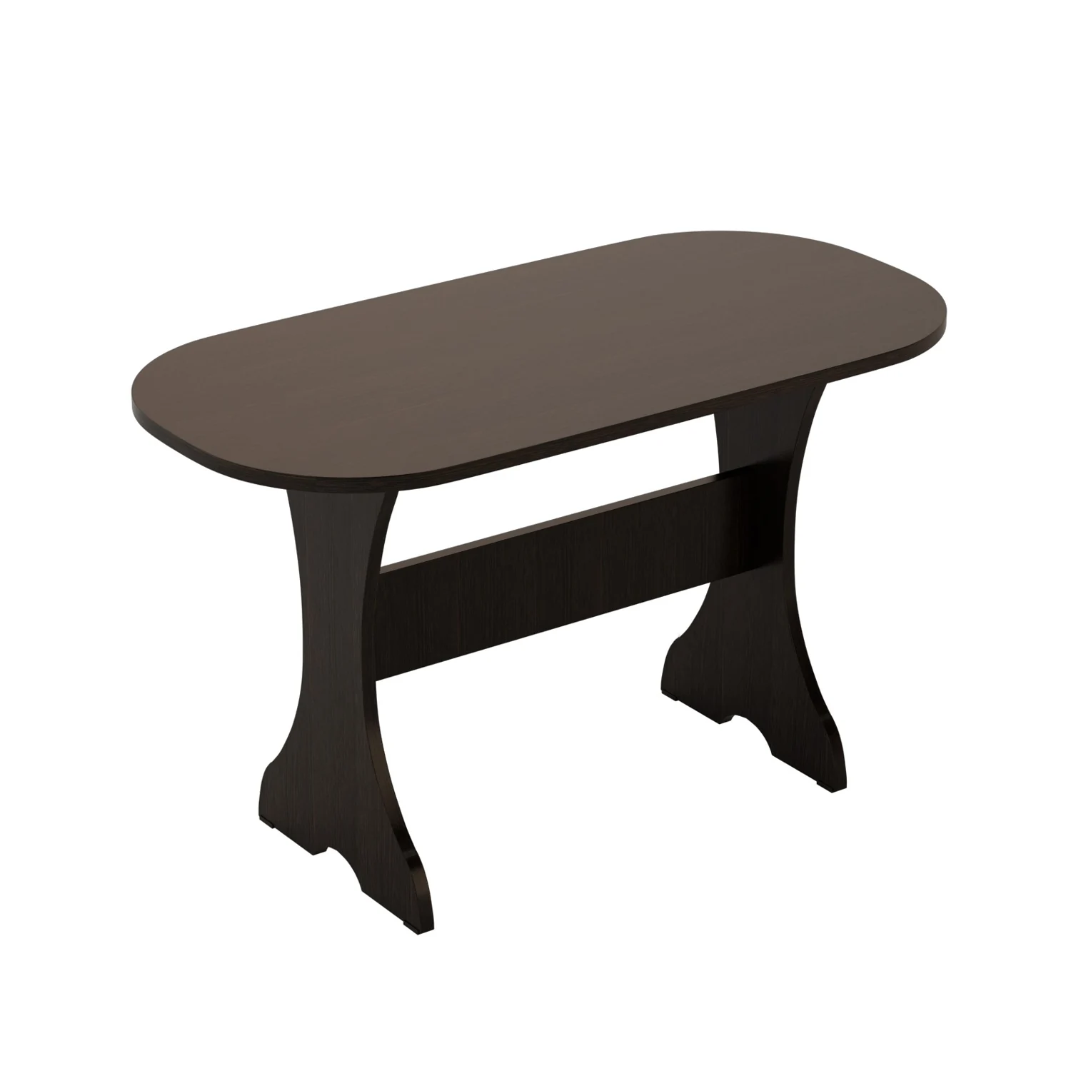 Стол обеденный овальный венге Обеденный стол овальной формы цвет венге