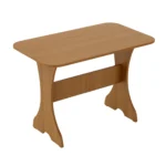 Обеденный прямоугольный стол цвет бук темный Арвис