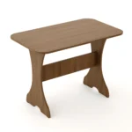 Обеденный прямоугольный стол цвет орех темный