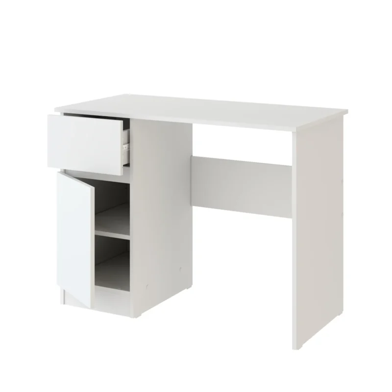 Письменный стол с тумбой цвет белый Арвис