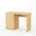 Письменный стол с ящиком и тумбой цвет беленый дуб