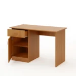 Письменный стол с ящиком и тумбой цвет бук темный Арвис