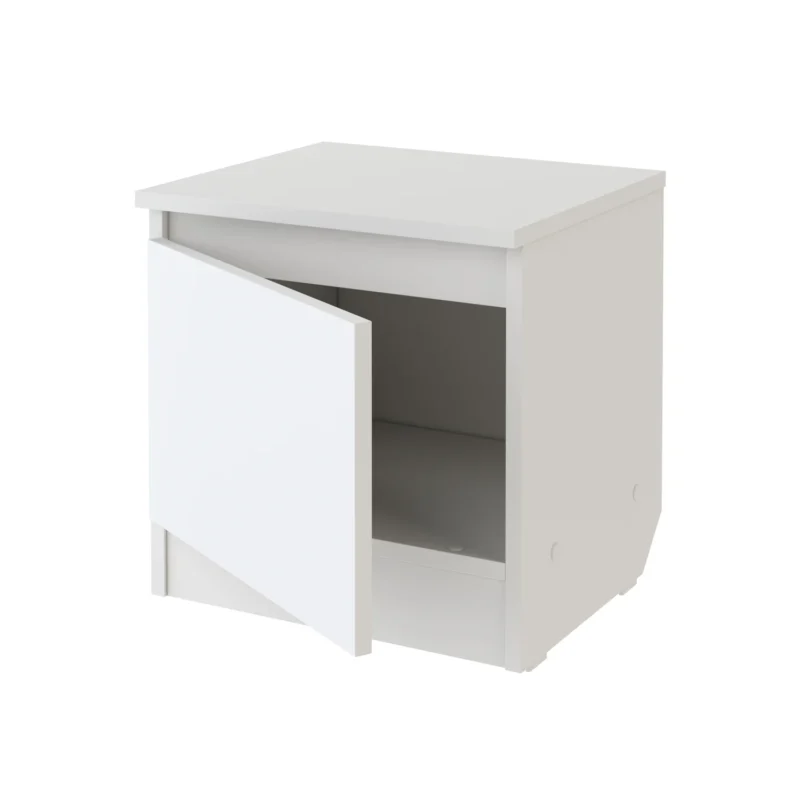 Прикроватная тумба с дверцей Мини цвет белый Арвис