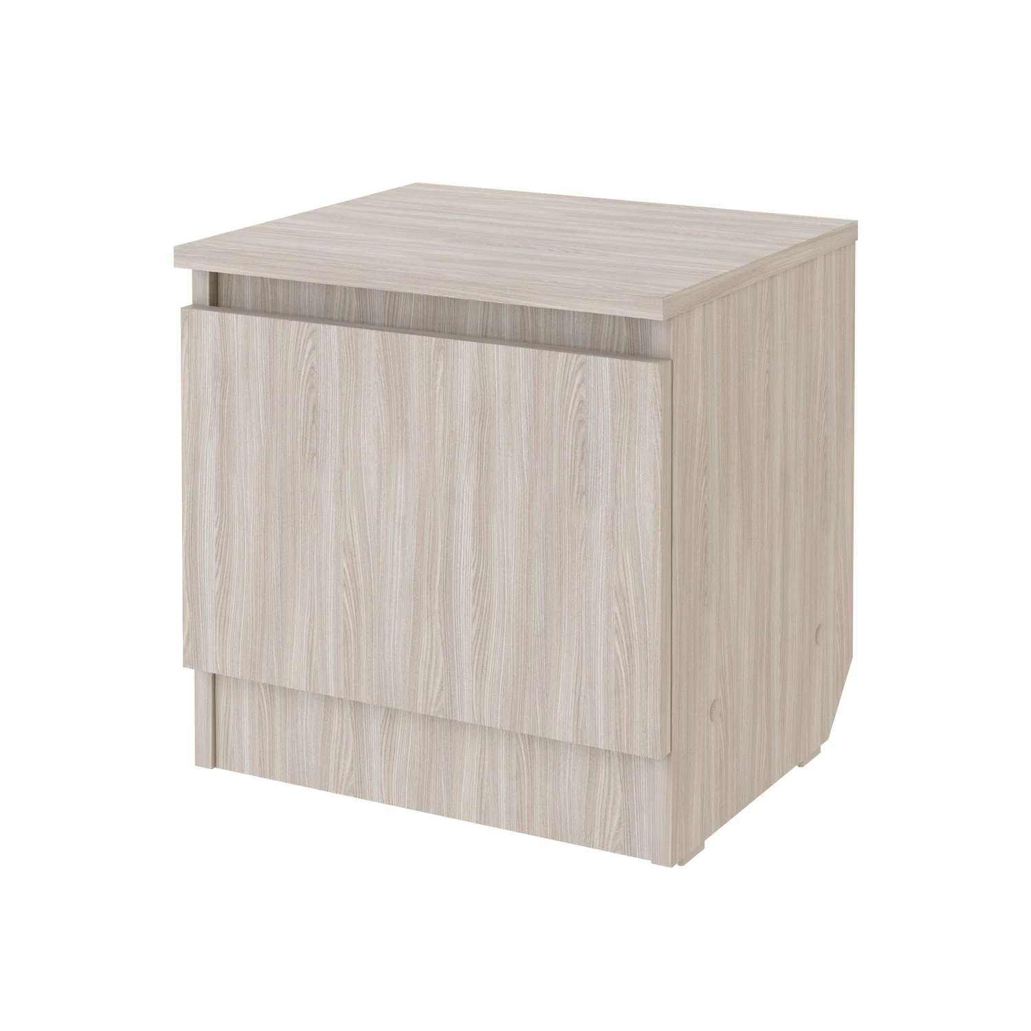 Тумба прикроватная с дверцей Мини ясень шимо светлый Прикроватная тумба с дверцей Мини цвет ясень шимо светлый