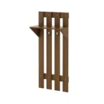 Настенная вешалка с полкой цвет орех темный Арвис