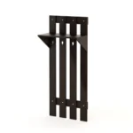 Настенная вешалка с полкой цвет венге