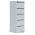 Картотечный металлический шкаф КР-5 Арвис — вид спереди, закрытые ящики