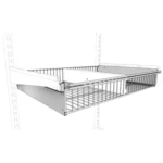 Установка выдвижной корзины ТИТАН-ГС в гардеробной системе