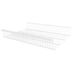 Стационарная корзина для гардеробной системы ТИТАН-ГС — металлическая, белая, высокая, нагрузка до 80 кг