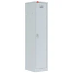 Односекционный металлический шкаф ШРМ-21 закрытый — светло-серый RAL 7035