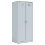 Металлический шкаф ШРМ-22У с двумя дверцами — светло-серый RAL 7035