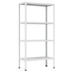 Металлический стеллаж МС-234 до 750 кг — усиленный стеллаж из стали RAL 7035 с регулируемыми полками