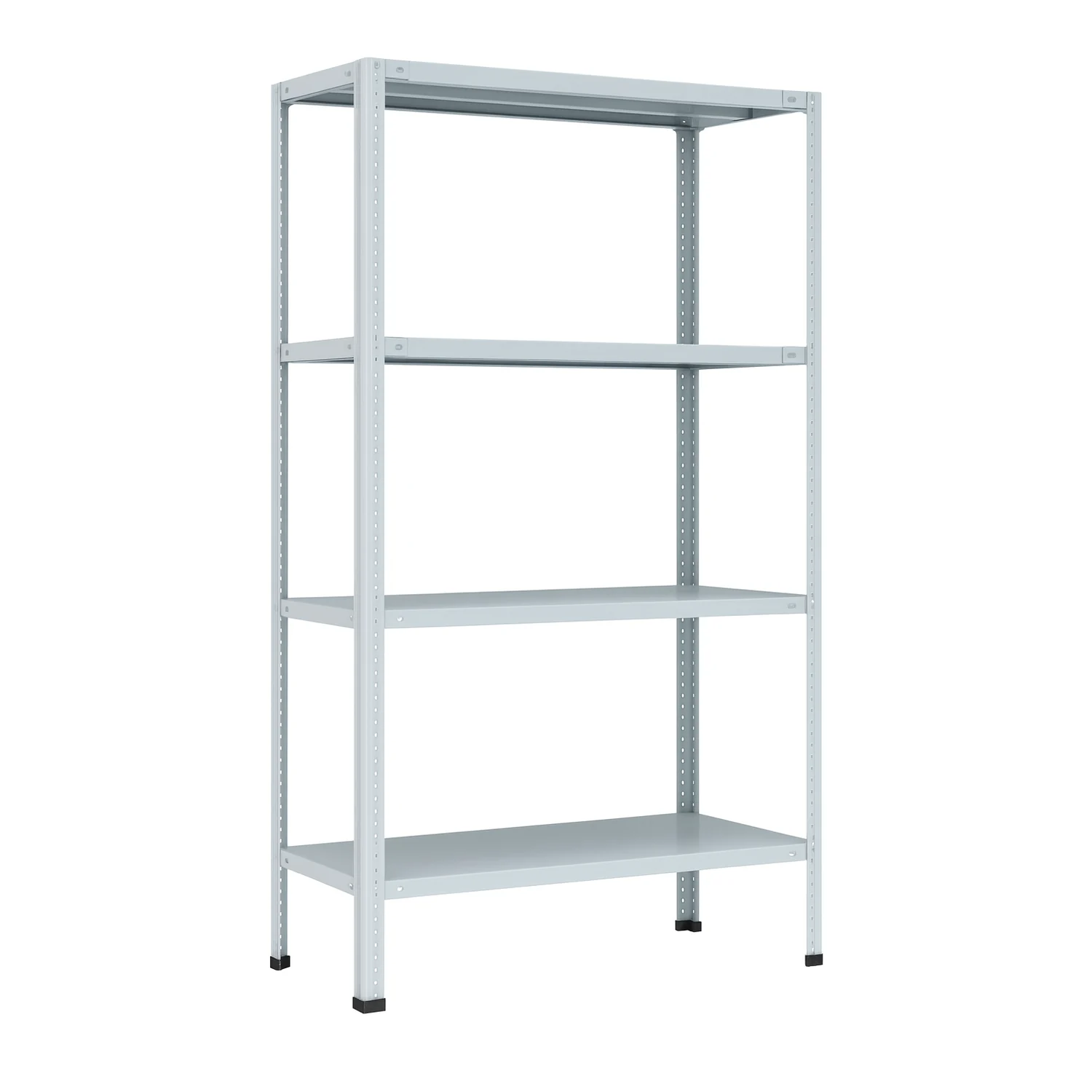 Металлический стеллаж МС-254 до 500 кг Металлический стеллаж МС-254 до 500 кг — разборная стальная конструкция с 4 полками RAL 7035