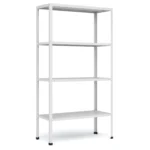 Металлический стеллаж МС-264 до 750 кг — глубокий усиленный стеллаж 1000×600 мм из стали RAL 7035