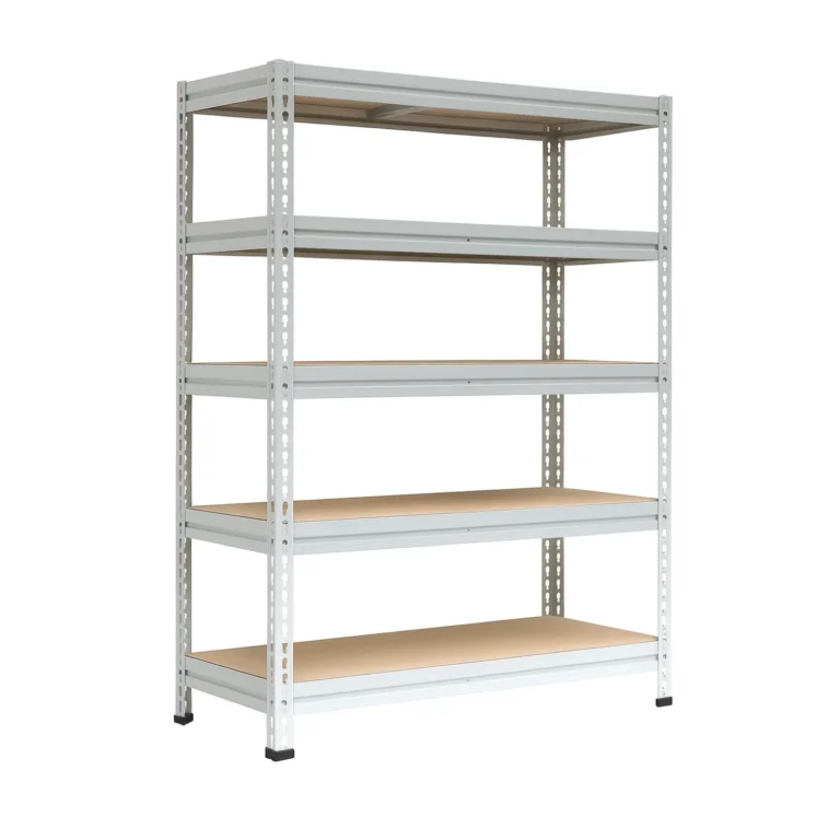 Металлический стеллаж МС-Т 15615-2.5 ТИТАН-МС с фанерными полками, высота 2500 мм