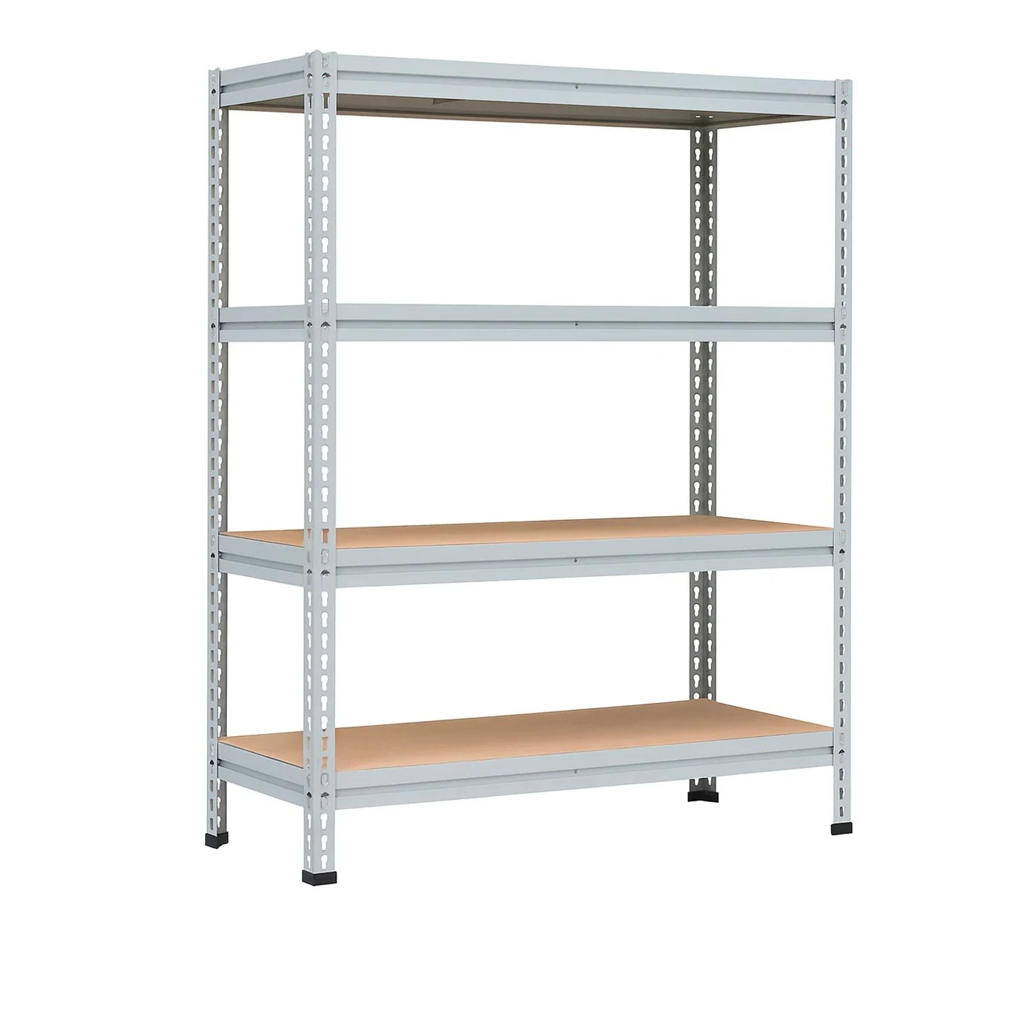 Металлический стеллаж МС-Т 18764-2.0 — широкий и прочный стеллаж серии ТИТАН-МС, ширина 1800 мм, нагрузка до 300 кг Металлический стеллаж МС-Т 18764-2.0 ТИТАН-МС с фанерными полками — широкий складской стеллаж до 300 кг на полку