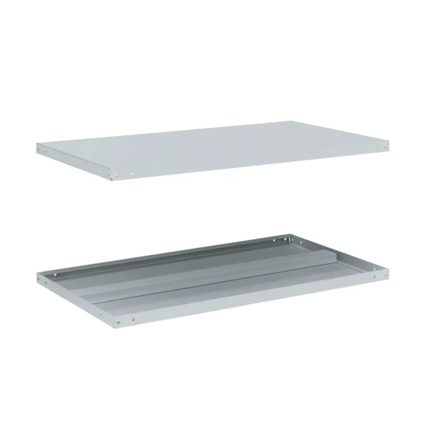 Полка для металлического стеллажа МС-100 из стали, нагрузка до 100 кг