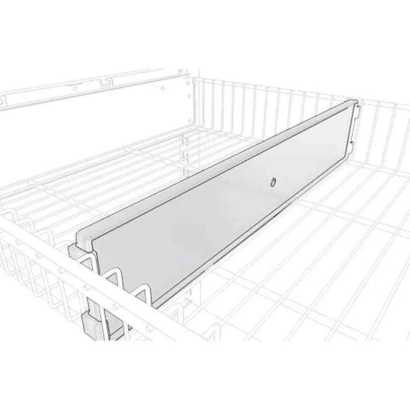 Разделитель установлен внутри корзины гардеробной системы ТИТАН-ГС