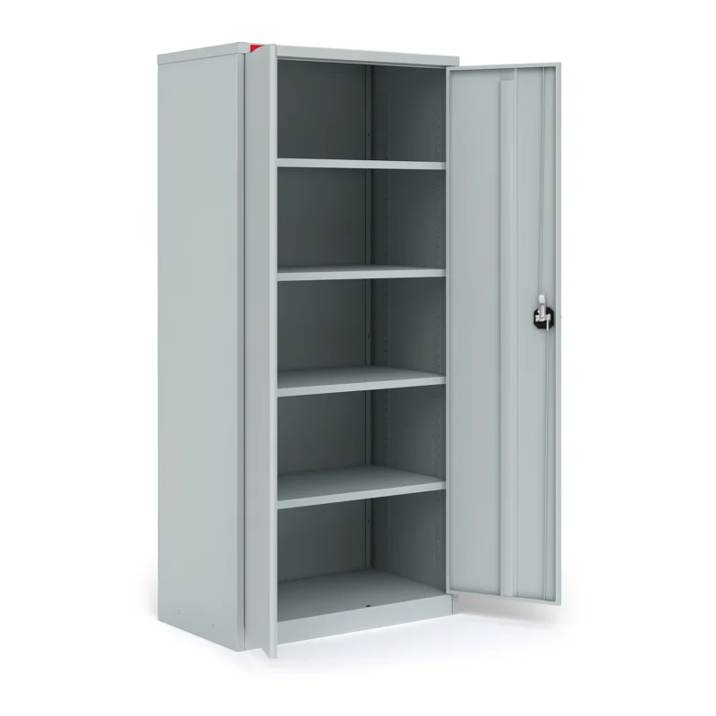 Металлический шкаф архивный ШАМ-11 Арвис с открытой дверцей и полками