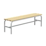 Скамья гардеробная из липы — длинная модель для раздевалок и гардеробных