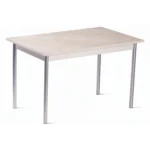 Стол для столовой на металлических ножках цвет саломе 0408