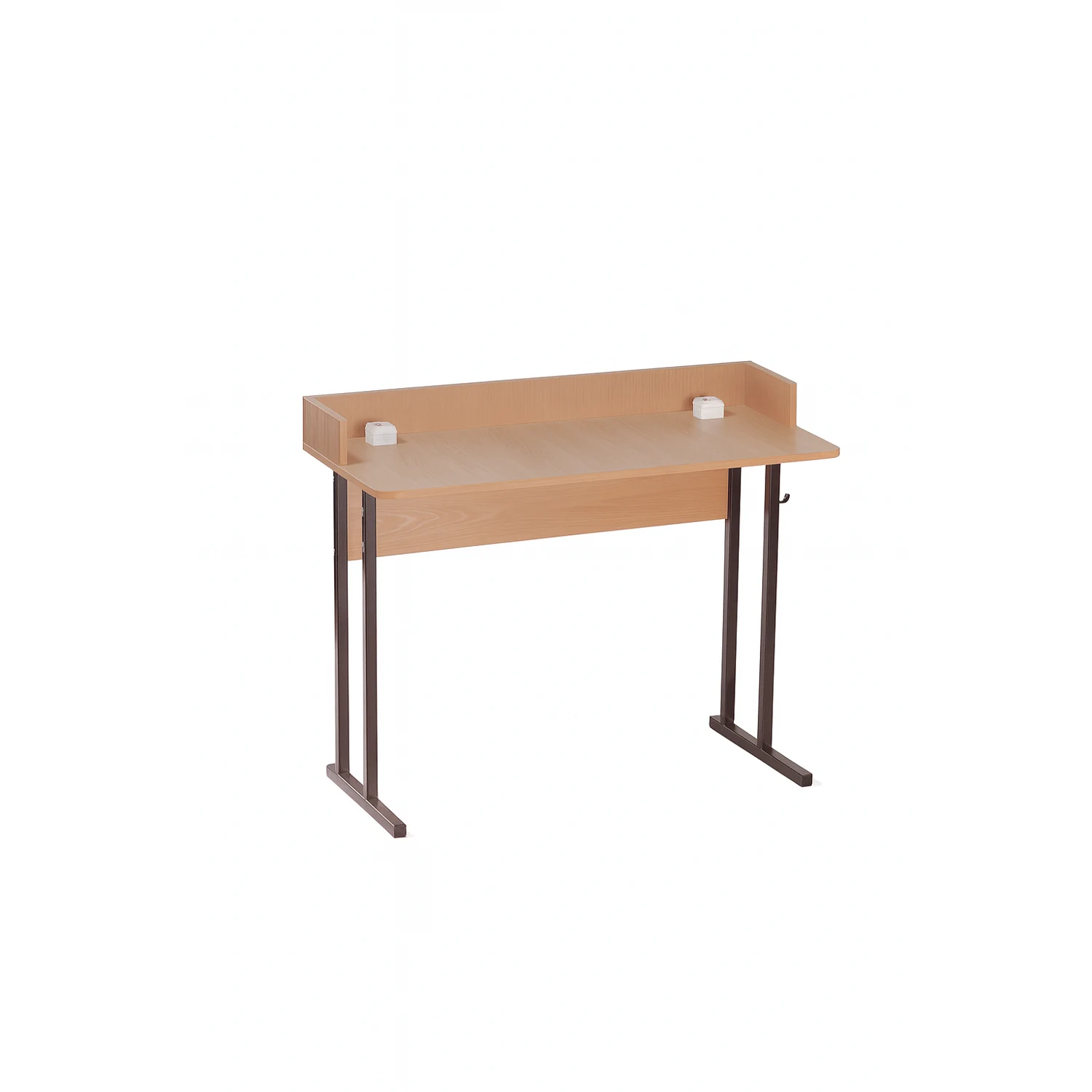 Стол ученический 2-местный для кабинета физики с бортом Ученический 2-местный стол с бортом для кабинета физики Арвис