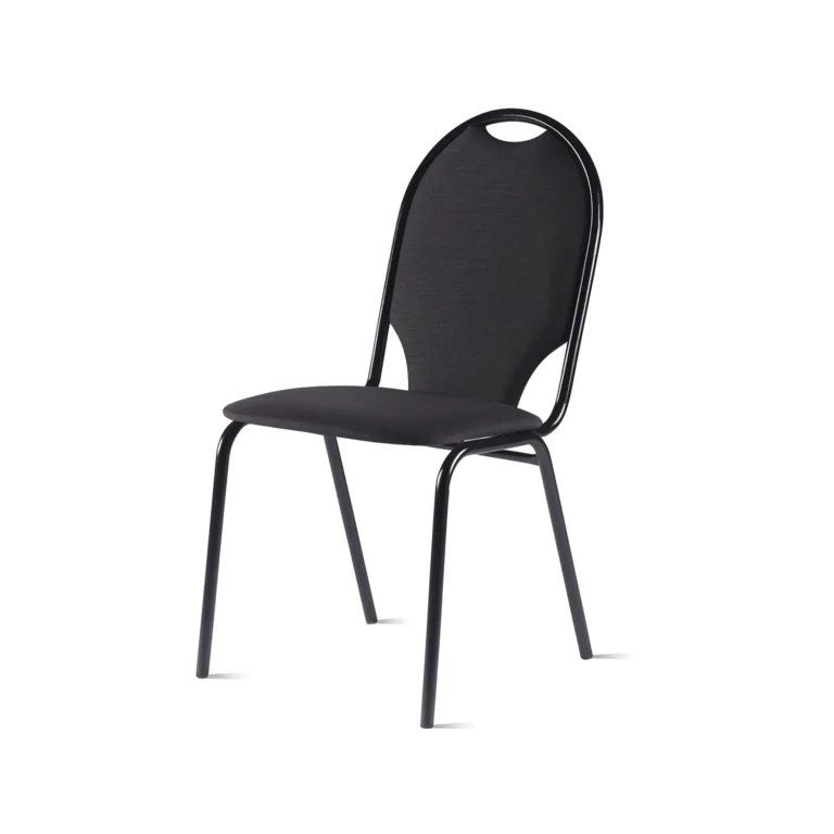 Мягкий офисный стул на металлическом каркасе Стандарт цвет текстиль серый Арвис