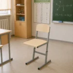 Регулируемый фанерный ученический стул для школы в классе