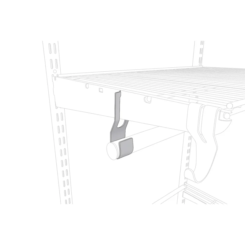 Пример установки кронштейна для перекладины ТИТАН-ГС под сетчатую полку Арвис