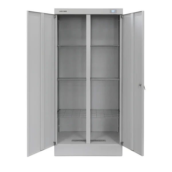 Металлический сушильный шкаф для одежды и обуви ШСО-2000, внутренние полки