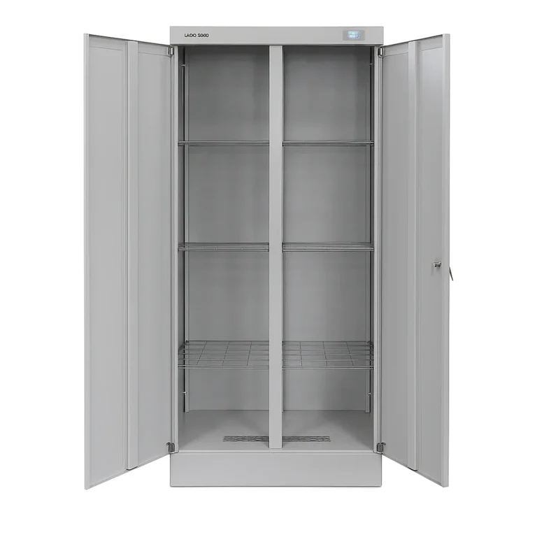 Металлический сушильный шкаф для одежды и обуви ШСО-2000, внутренние полки