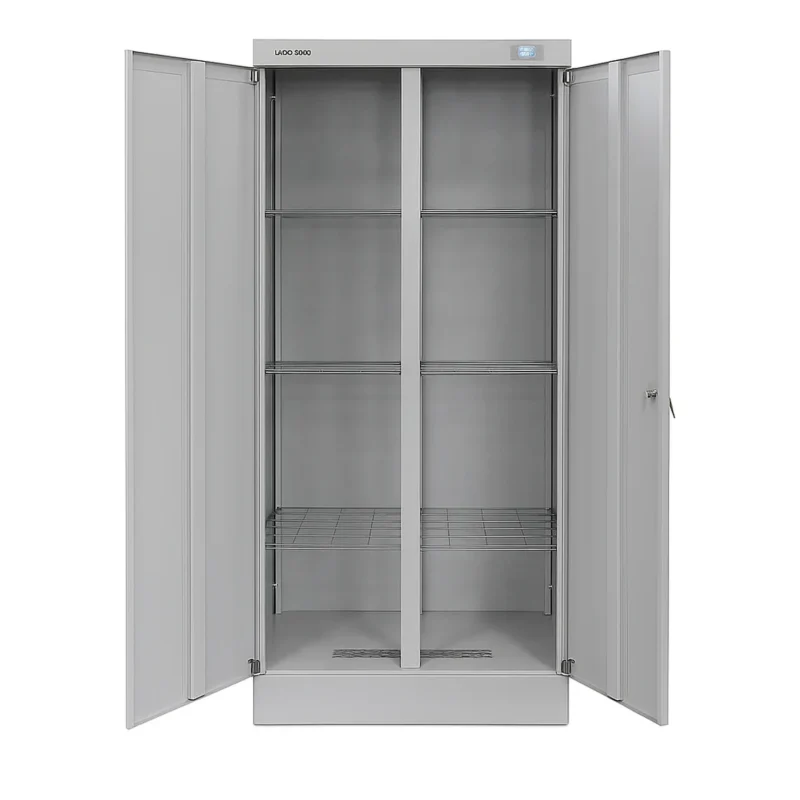 Металлический сушильный шкаф для одежды и обуви ШСО-2000, внутренние полки