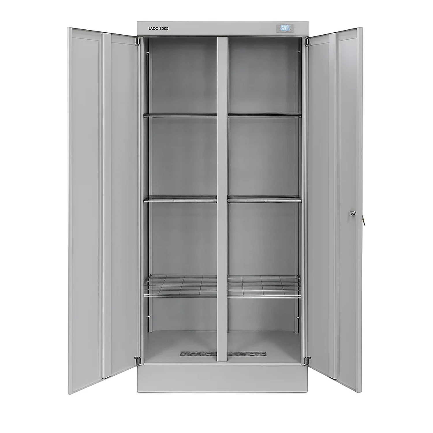 Сушильный шкаф ШСО-2000 (открытый с полками) Металлический сушильный шкаф для одежды и обуви ШСО-2000, внутренние полки