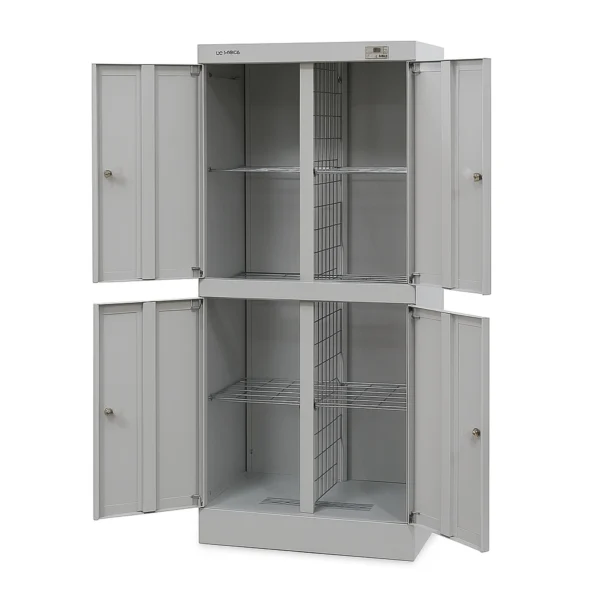 Сушильный шкаф ШСО-2004 с четырьмя отделениями и сетчатыми полками