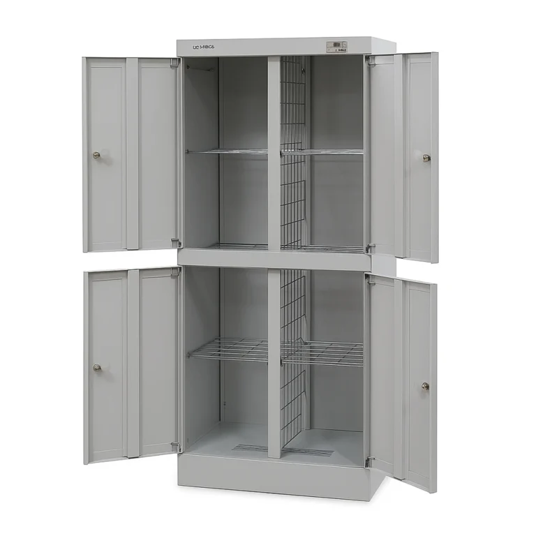 Сушильный шкаф ШСО-2004 с четырьмя отделениями и сетчатыми полками