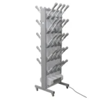 Модуль сушильный для обуви Союз-20, фронтальный вид, металлический корпус на колёсах