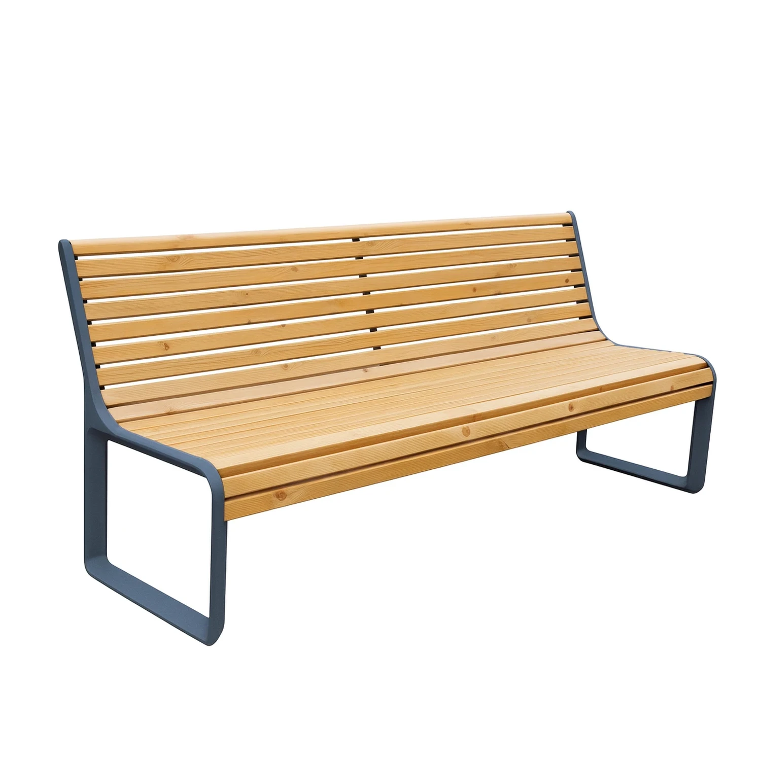 Скамейка Хай-Тек чугунная Чугунная скамейка Хай-Тек — общий вид