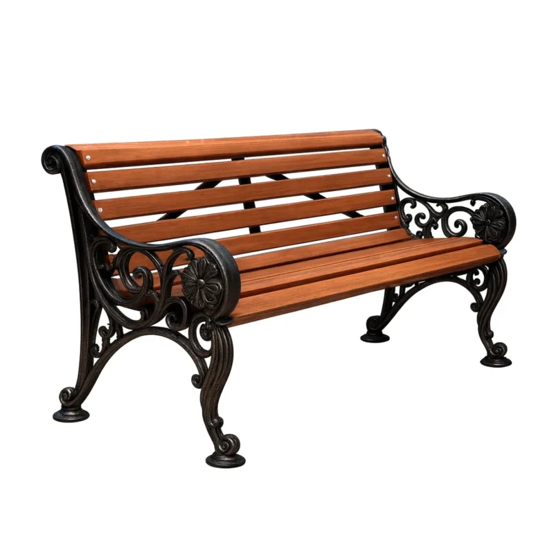 Скамейка чугунная Каир — общий вид