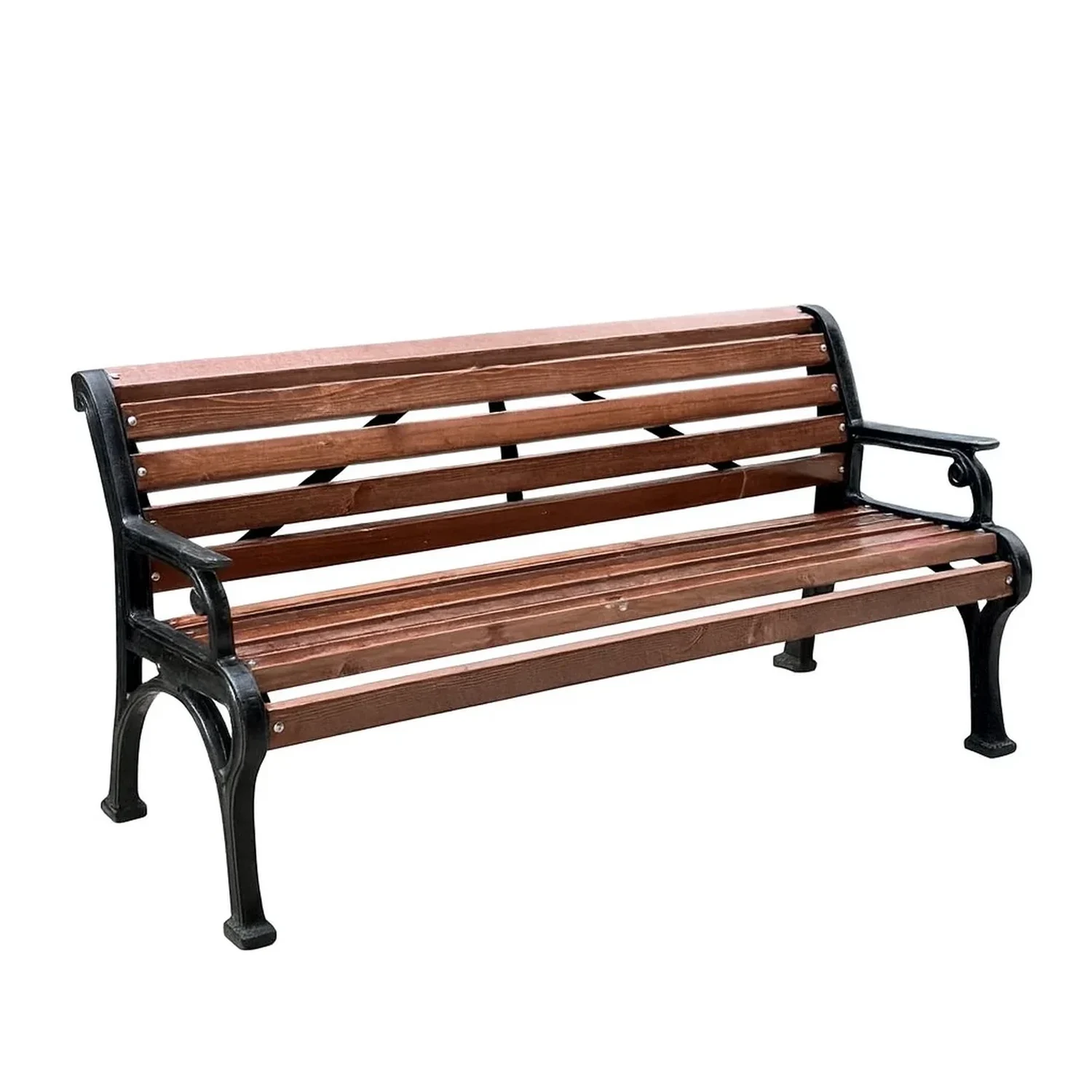 Скамейка Ретро чугунная Чугунная скамейка Ретро — общий вид