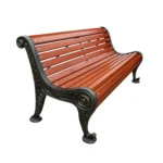 Чугунная скамейка Весенняя — общий вид