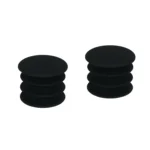 Комплект заглушек для перекладины ТИТАН-ГС — чёрные пластиковые торцевые заглушки