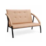 небольшой диван для офиса из экокожи