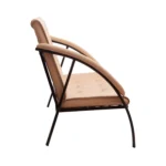 диван на металлическом каркасе вид сбоку