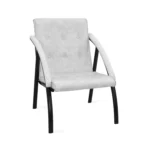 кресло в приемную на металлическом каркасе