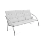 офисный трехместный диван на металлокаркасе